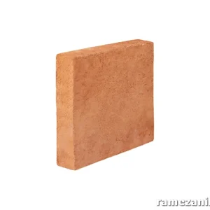 تصویر آجر کف فرش قزاقی پوست پیازی با ابعاد 3×20×20، مناسب محوطه‌سازی و کف‌سازی سنتی