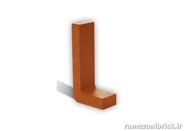 آجر نسوز ال انگلیسی رنگ جگری 20×10×5.5