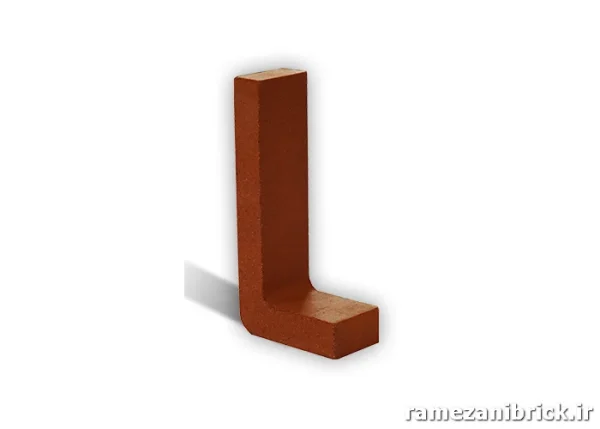 آجر نسوز ال انگلیسی رنگ تیره 20×10×5.5