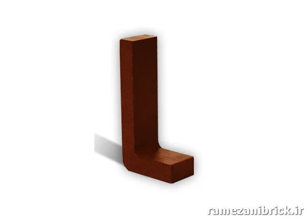 آجر نسوز ال انگلیسی رنگ سوخته 20×10×5.5