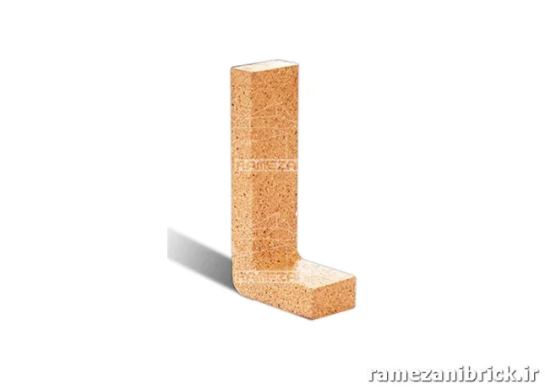 آجر نسوز ال شاموتی پرتقالی روشن 20×10×5.5