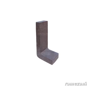 تصویر آجر نسوز ال قهوه‌ای 20×10×5.5