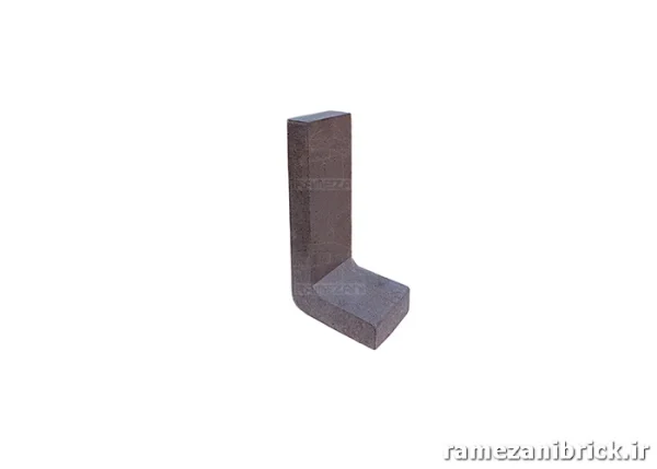 تصویر آجر نسوز ال قهوه‌ای 20×10×5.5
